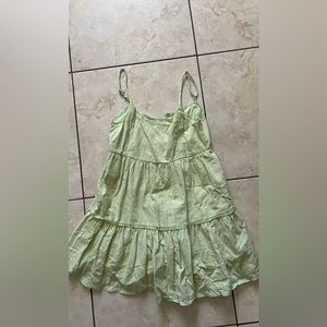 Kendall & kylie summer dress green size xs